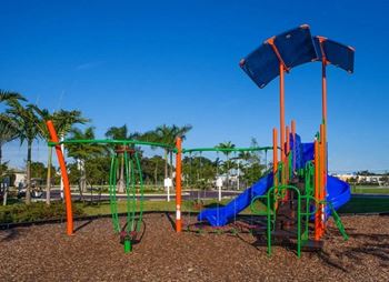 our inclusive playground is close to the beach